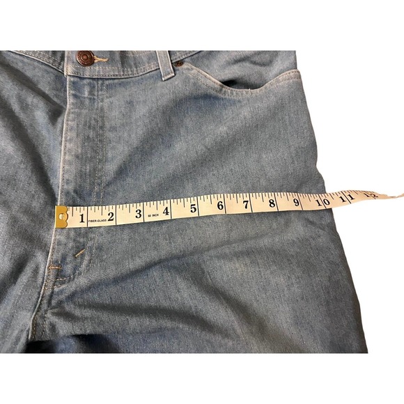 Levis Jeans Mens 40x32 Brown Tab, Vintage 90s Made in USA Light Wash - Picture 4 of 9
